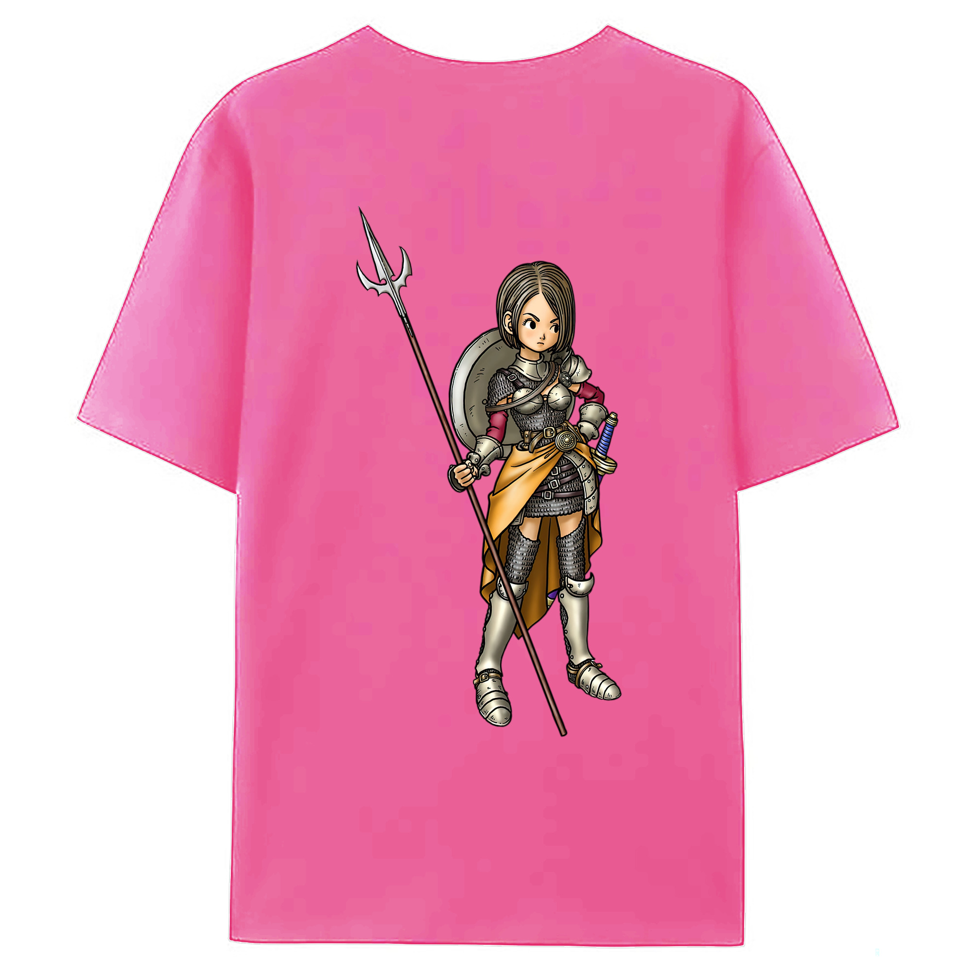 （画像用） ドラゴンクエスト Doragon Kuesuto Dragon Quest レディース半袖Tシャツ(バックプリント)
